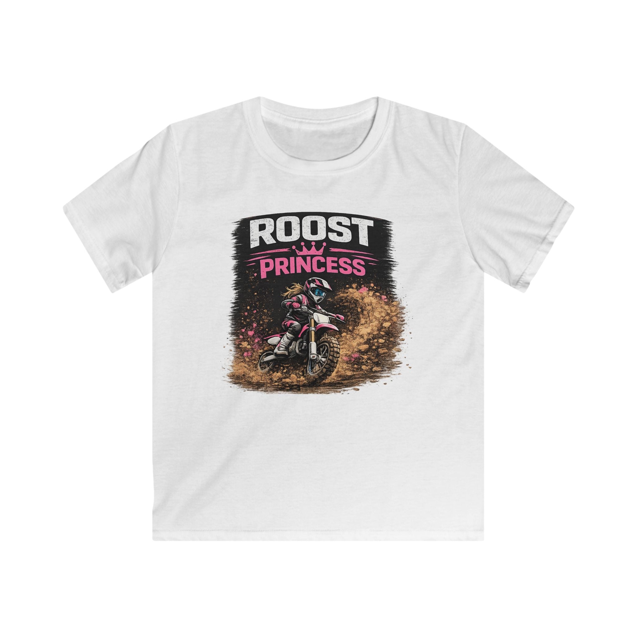 Personalisation Roost Princess Motocross T-Shirt | Matching Motocross Family