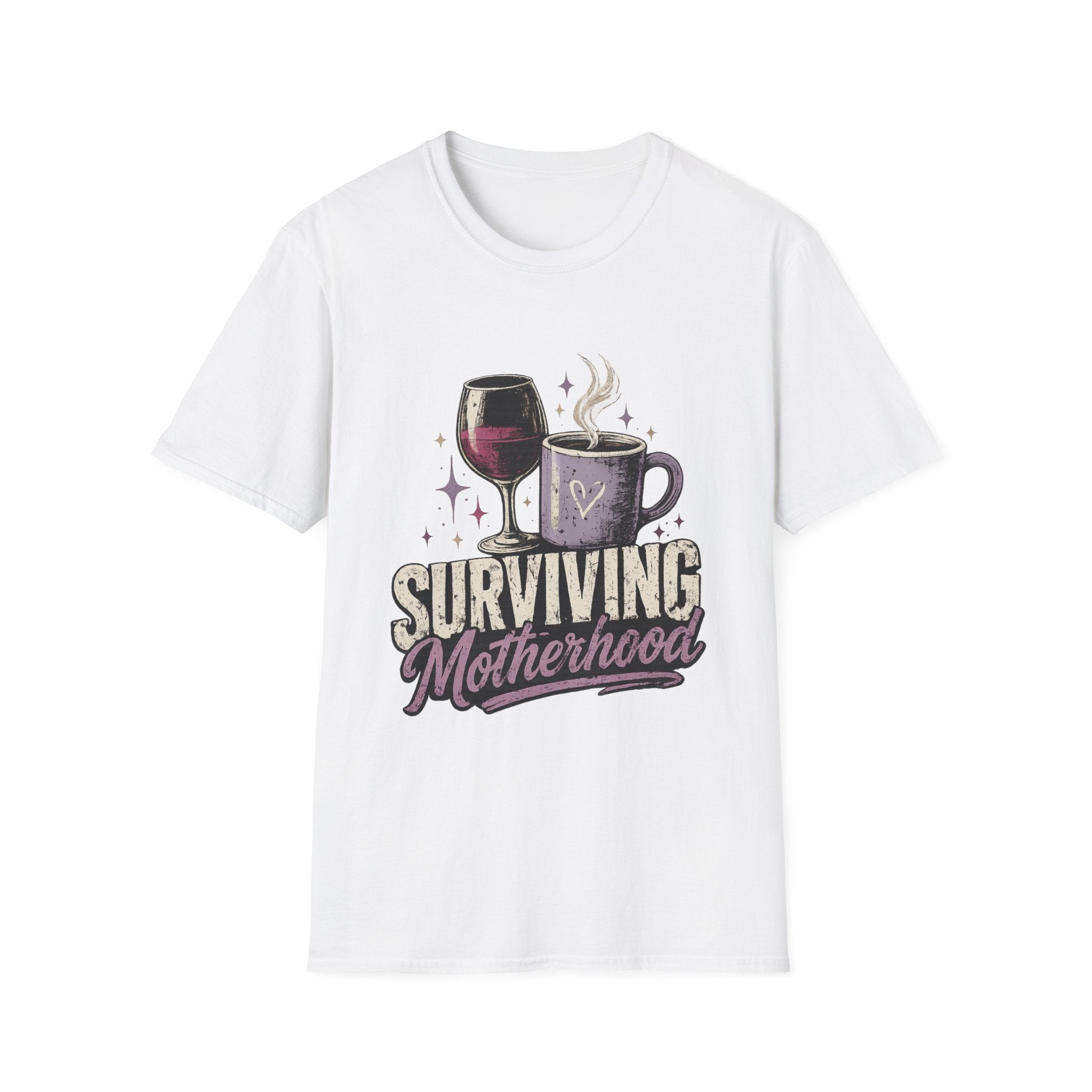 Personalisation Surviving Motherhood T-Shirt | Relatable Mum Life Shirt