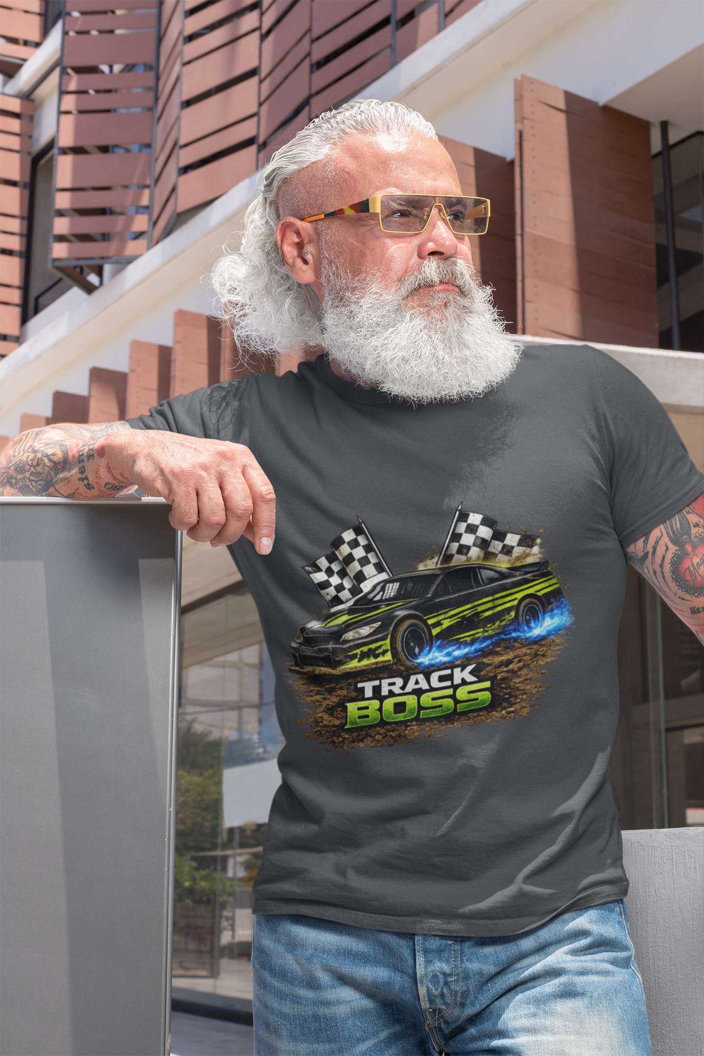 Customisable Track Boss Shirt | Matching Speedway Family