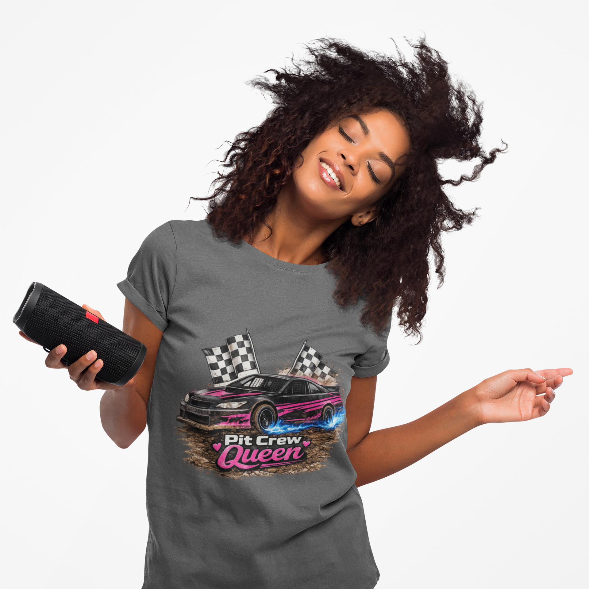 Customisable Pit Crew Queen Shirt | Matching Speedway Family