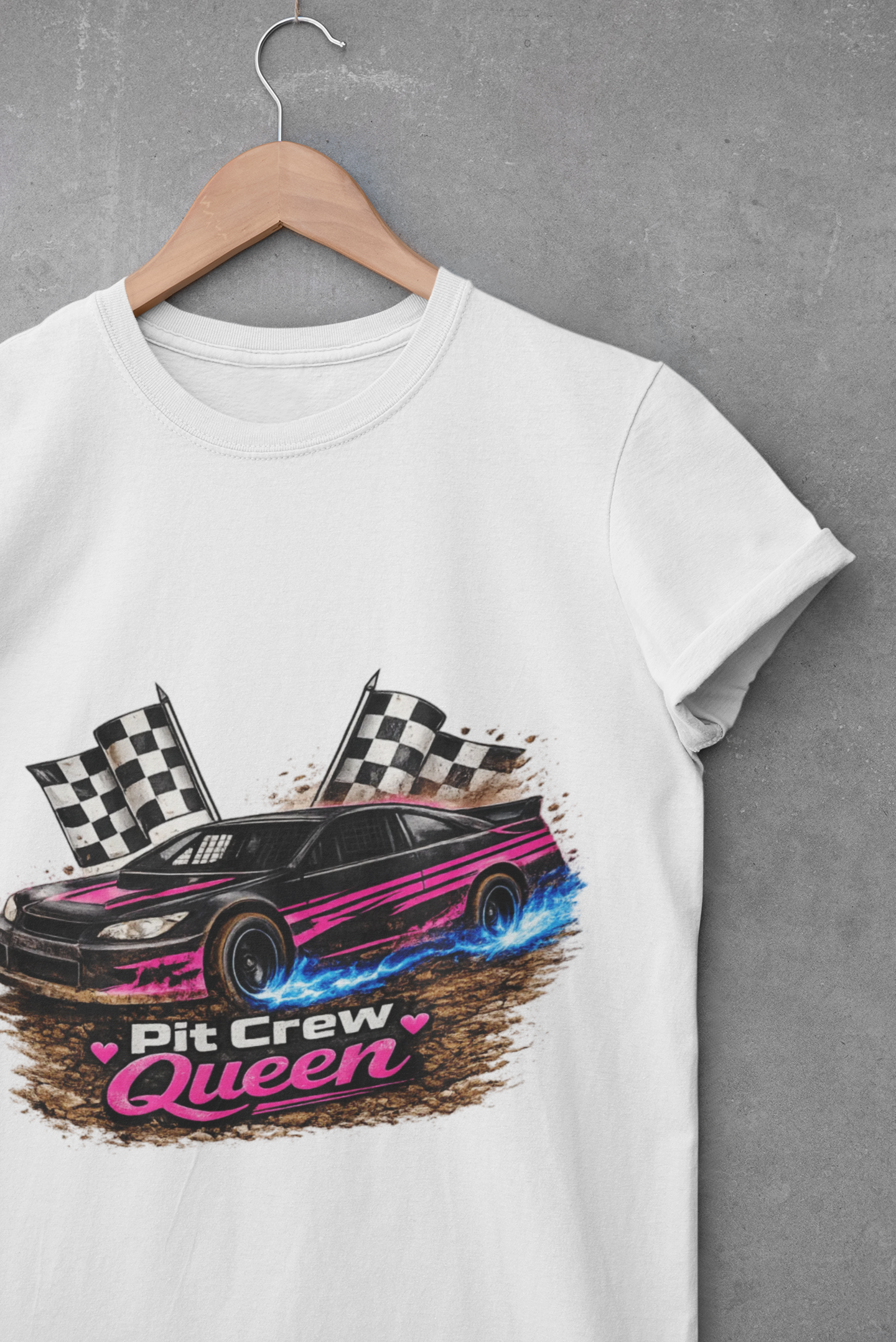 Customisable Pit Crew Queen Shirt | Matching Speedway Family