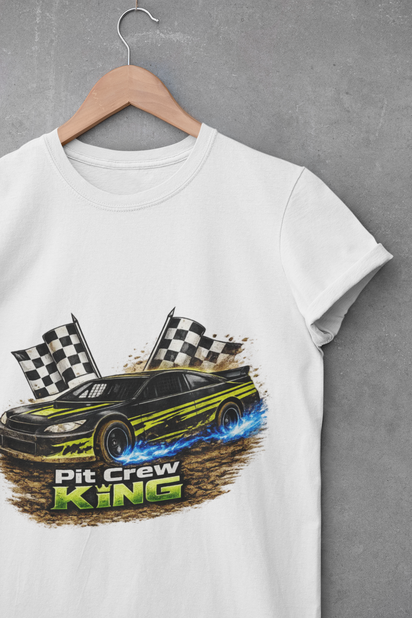 Customisable Pit Crew King Shirt | Matching Speedway Family