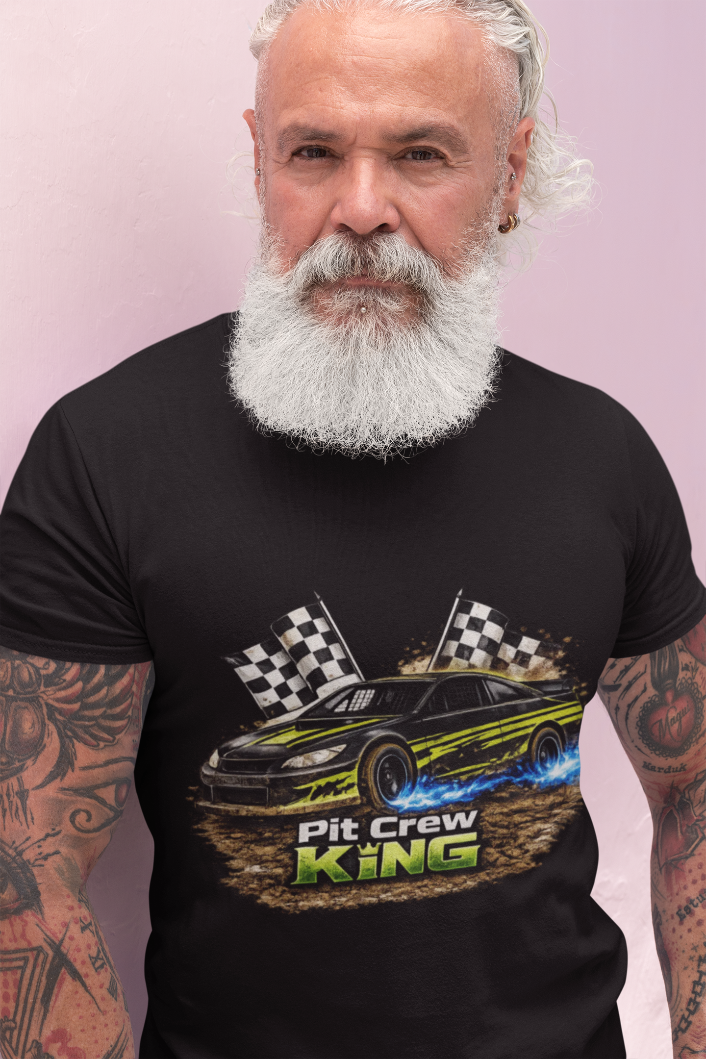 Customisable Pit Crew King Shirt | Matching Speedway Family