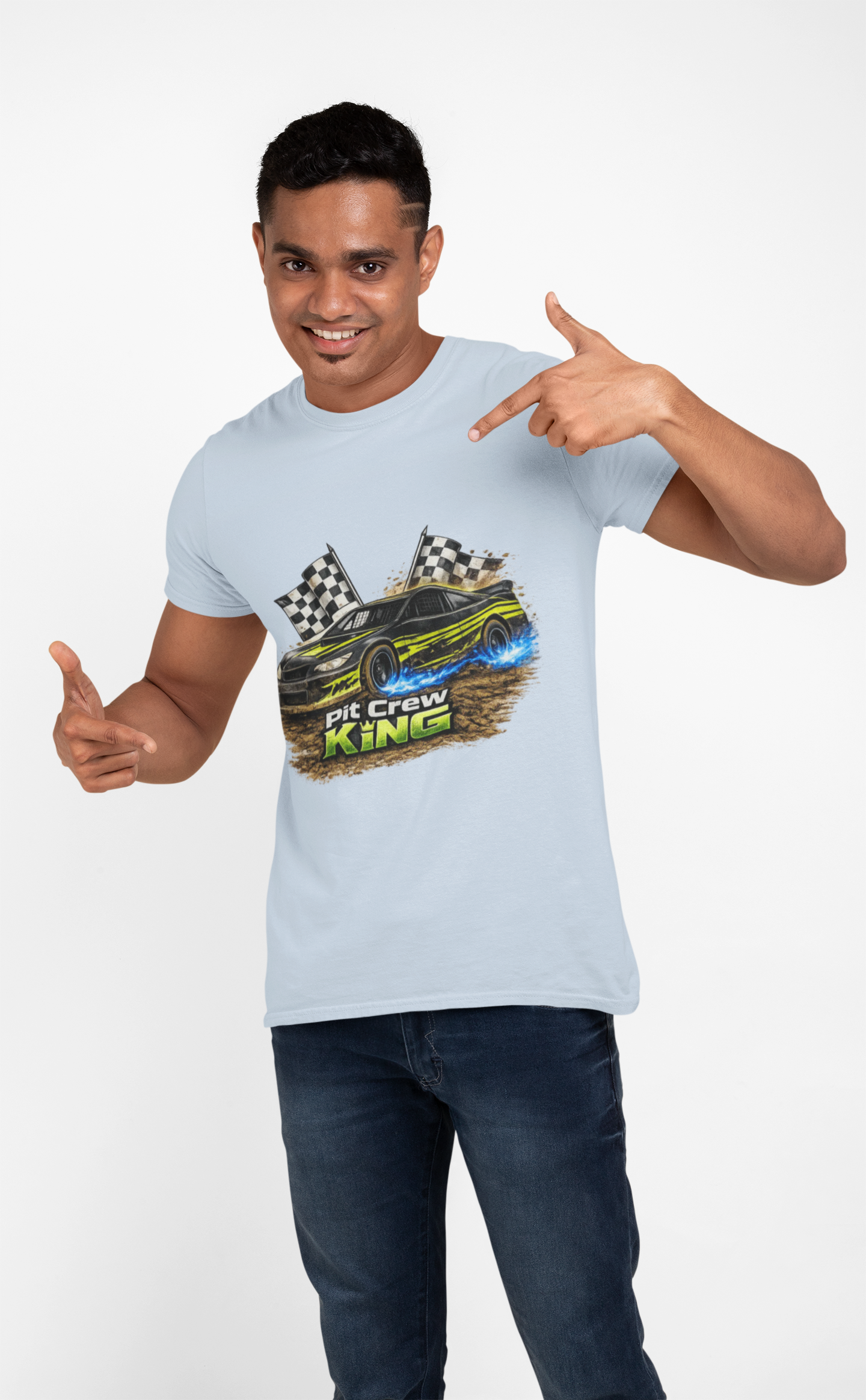 Customisable Pit Crew King Shirt | Matching Speedway Family