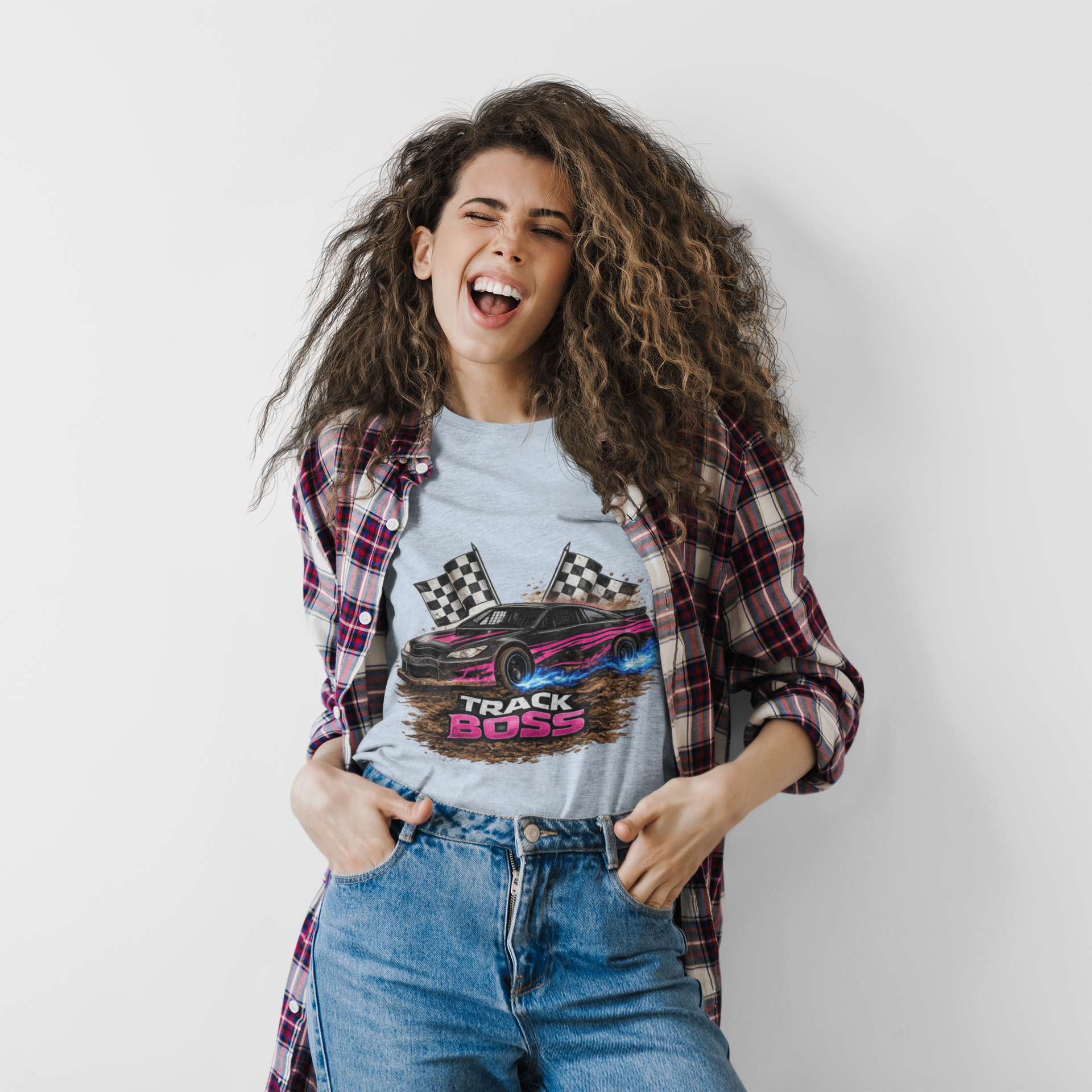 Customisable Track Boss Shirt | Matching Speedway Family