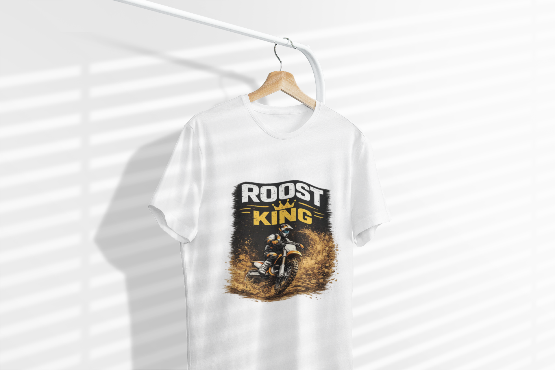 Personalisation Roost King Motocross T-Shirt | Matching Motocross Family