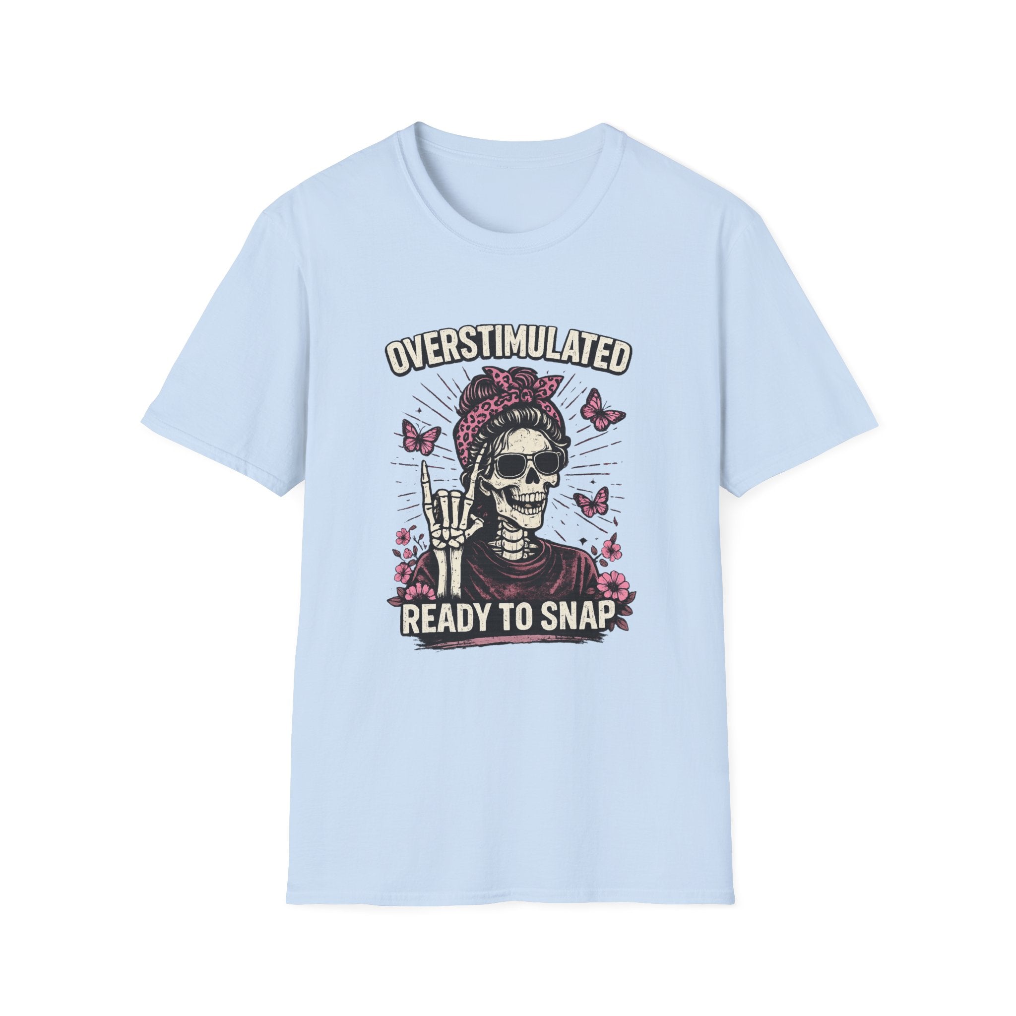 Personalisation Overstimulated Mum Shirt | Relatable Mum Life Shirt | Ready to Snap Tee