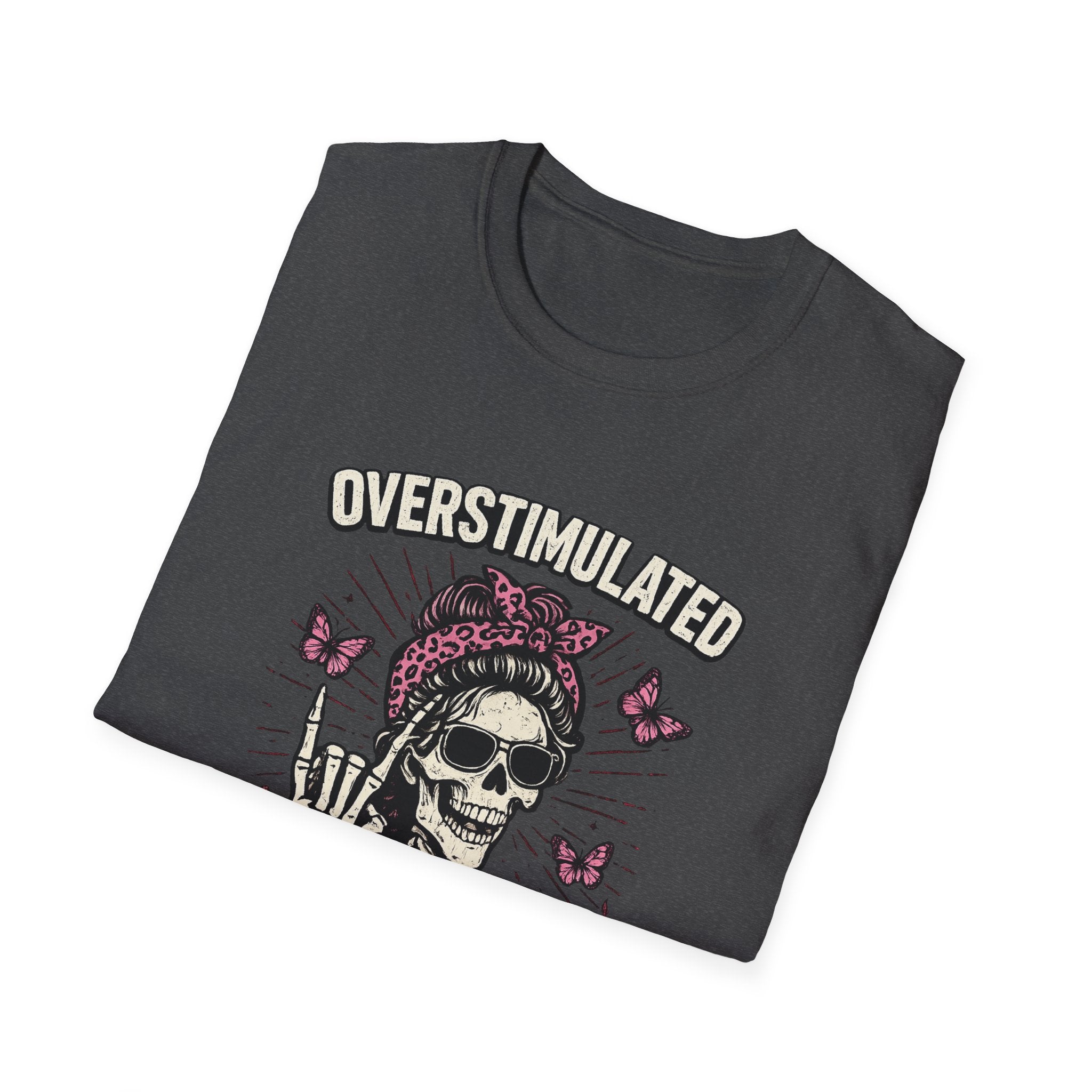 Personalisation Overstimulated Mum Shirt | Relatable Mum Life Shirt | Ready to Snap Tee