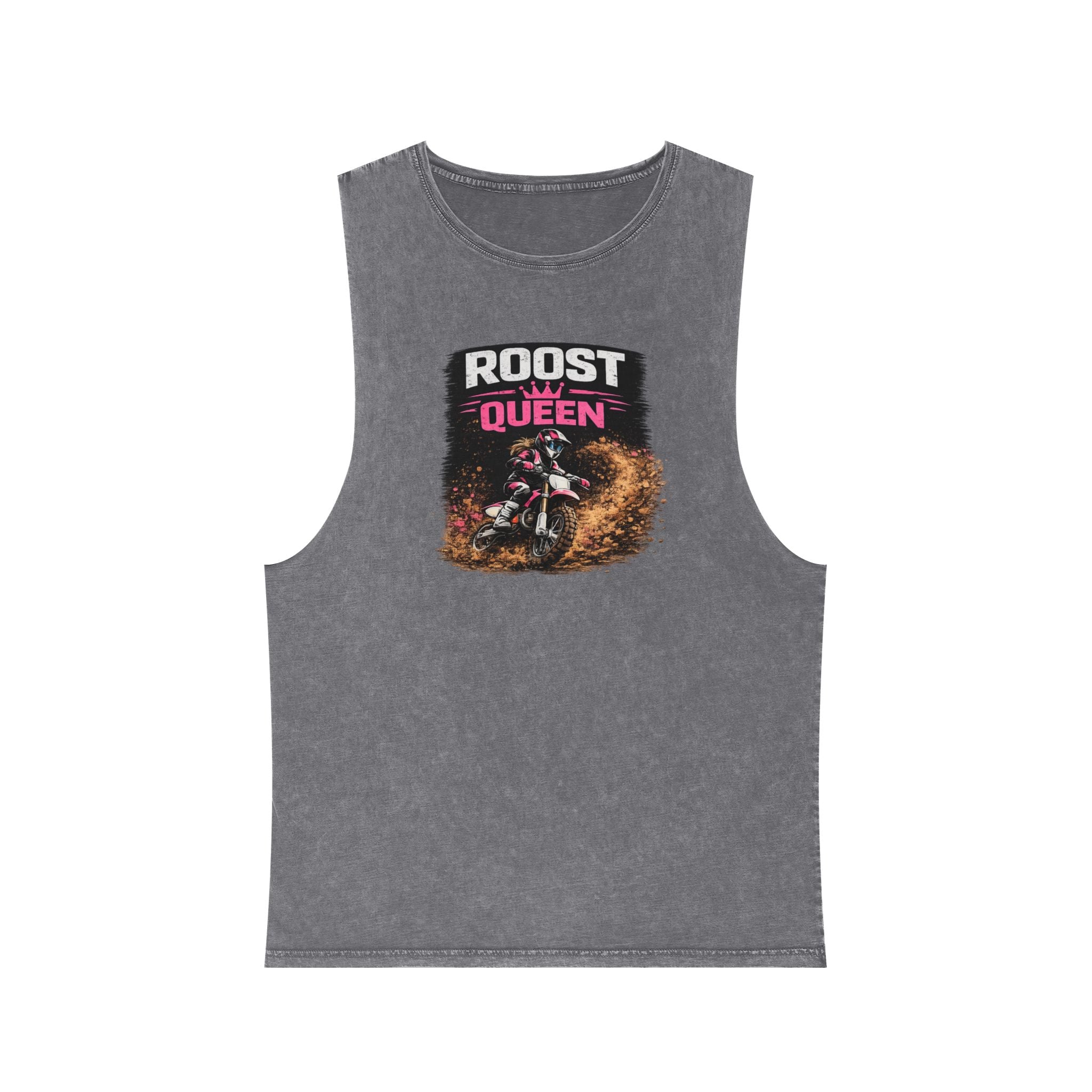 Personalisation Roost Queen Tank Top | Motocross Dirt Bike Rider Shirt