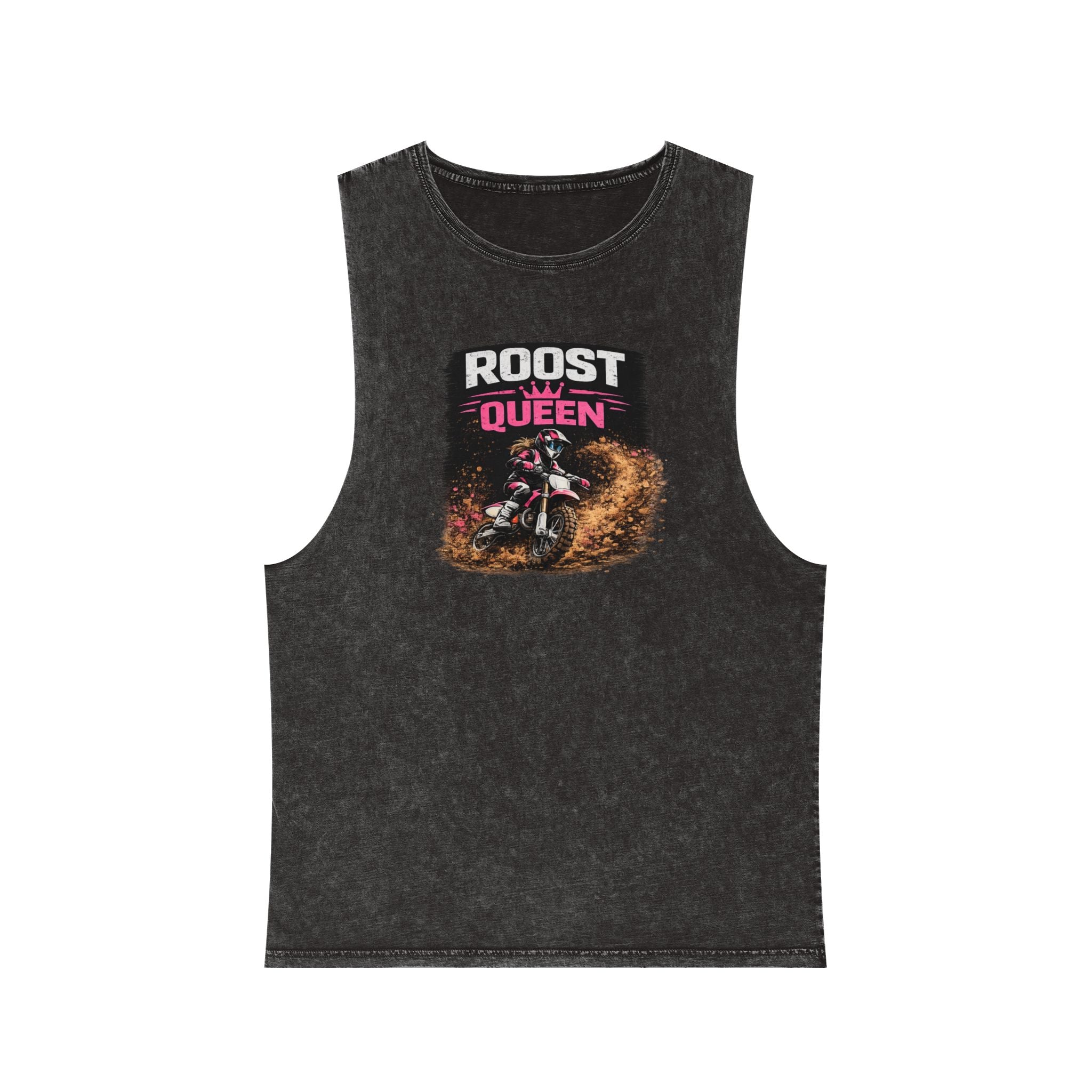 Personalisation Roost Queen Tank Top | Motocross Dirt Bike Rider Shirt