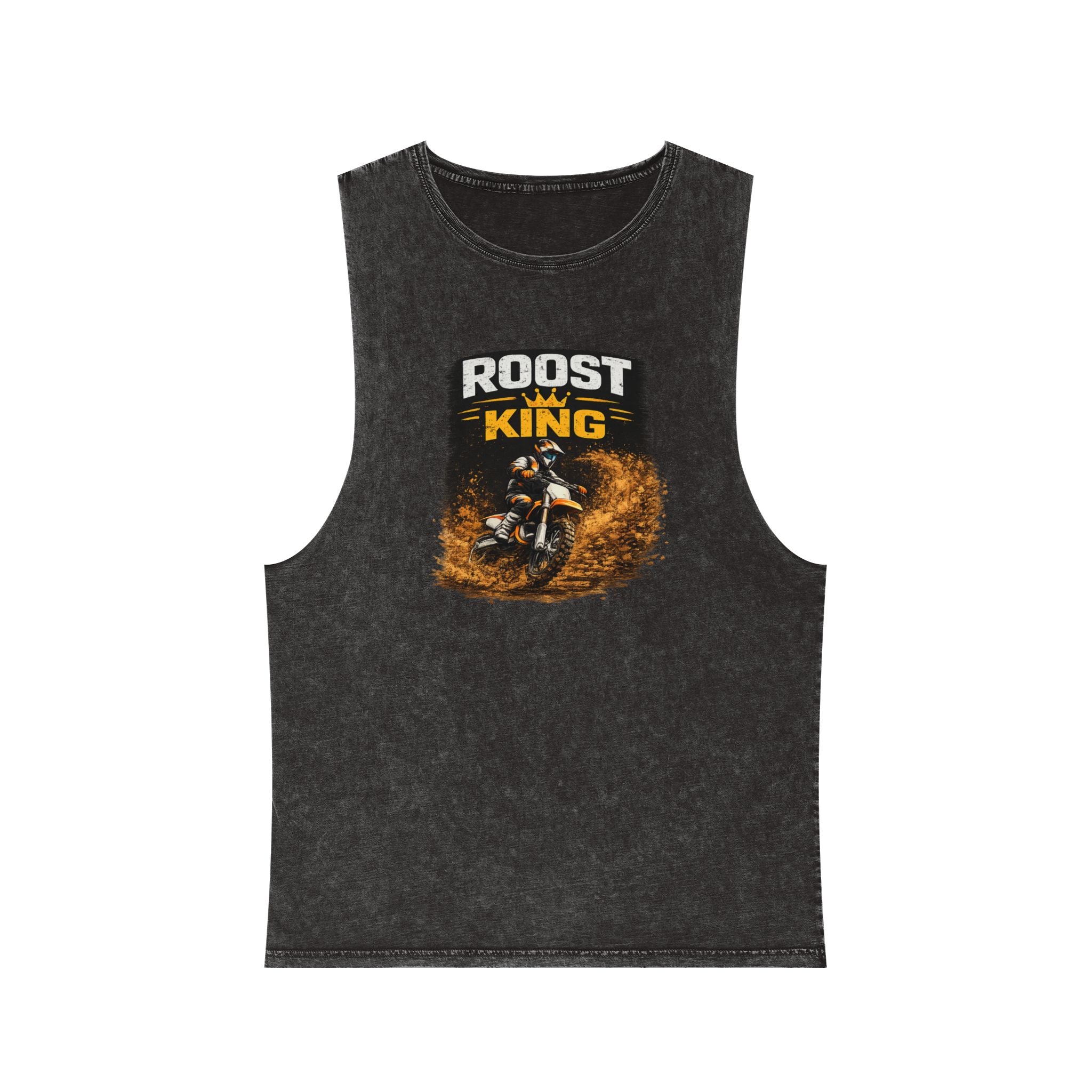 Personalisation Roost King Tank Top | Motocross Dirt Bike Rider Shirt